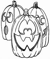 Halloween Coloring Pages Pumpkins Print Pumpkin Printable Color Holiday Colouring Sheets Cute Book Lantern sketch template
