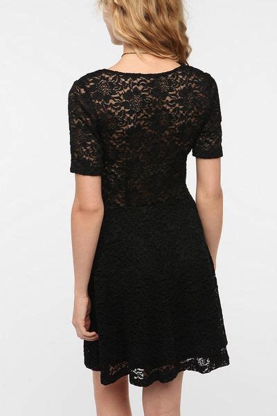 Urban Outfitters Pins And Needles Sweetheart Lace Dress In