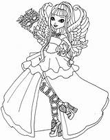 Ever Coloring After High Pages Elfkena Cupid Kitty Deviantart Cheshire Thronecoming Ca Para Raven Girls Fairy Colorear Print Color Pintar sketch template