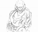 Coloring Halo Pages Odst Popular sketch template