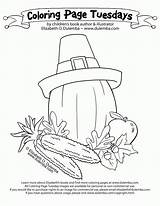 Harvest Coloring Pages Fall Pumpkin Tuesday Comments Halloween Dulemba Nuts Corn Books Red sketch template