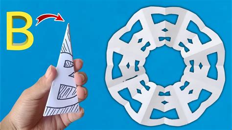 How To Make Paper Snowflakes Paper Snowflakes Part 50 Youtube