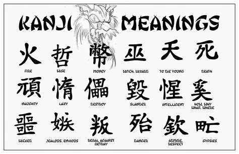 tattoo design kanji words tattoo designs