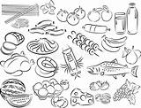 Nahrungsmittel Voedsel Clipground Illustratie Kaas sketch template