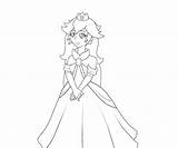 Peach Coloring Pages Princess Rosalina Daisy James Giant Getcolorings Printable Getdrawings Color Colorings Comments Coloringhome Related sketch template