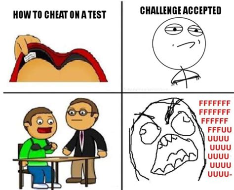 how to cheat on a test rage comics photo 27212284 fanpop