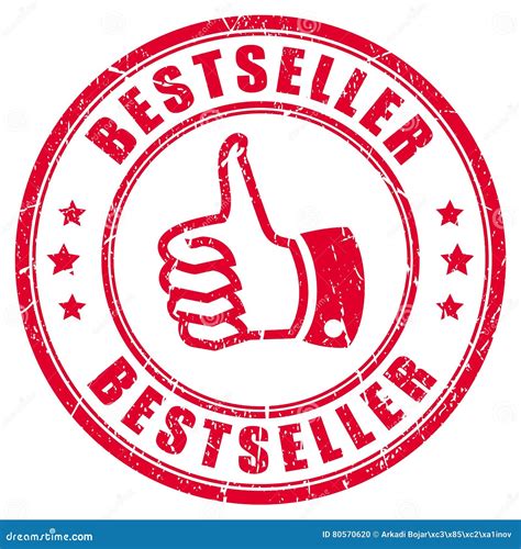 bestseller rubber stamp stock vector illustration  logo