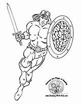 Coloring Pages Warrior Conan Hero Barbarian Rescue Spartan Heroes Marvel Super Color Printable Superhero Warriors Celtic Squad Big Az Getdrawings sketch template