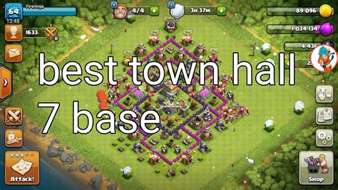 Clash Of Clans Best Base Layout For Town Hall Level 7 Complete