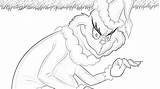 Grinch Coloring Pages Christmas Stole Bah Humbug Filminspector La Fa sketch template