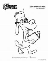 Peabody Sherman sketch template
