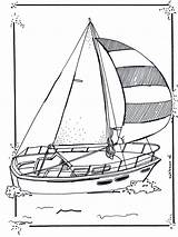 Zeilboot Segelboot Velero Sailingboat Kleurplaten Kleurplaat Schepen Tekening Nukleuren Barcos Voilier Veliero Boats Schiffe Mermaids Anzeige Sail Bateaux Navi Annonse sketch template