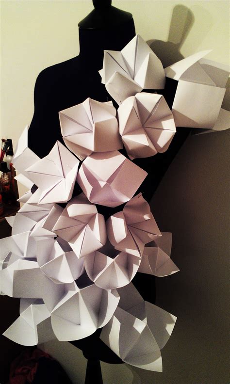 psychedelic geometrics origami draping