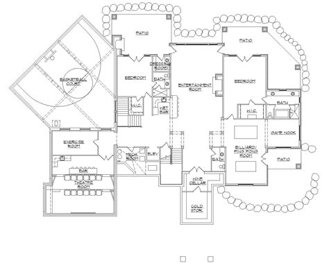 bedroom craftsman house plan luxury design   house floor plans indoor basketball