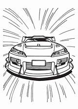 Coloring Speed Car Pages Popular Wheels Hot sketch template