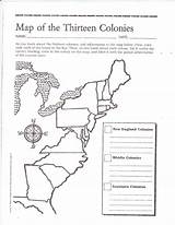 Colonies Thirteen sketch template
