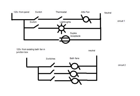 wiring  attic fan  thermostat diagram   image  wiring diagram