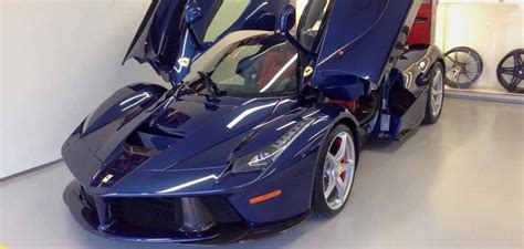 blue laferrari delivered  miller motorcars autofluence