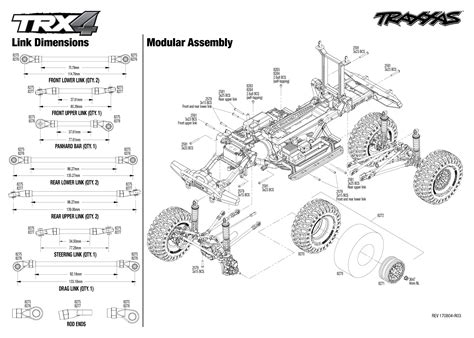 exploded view traxxas trx  tactical unit  tqi rtr modular assembly astra