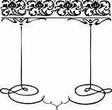 Border Coloring Pages Clip Clipart Cliparts sketch template