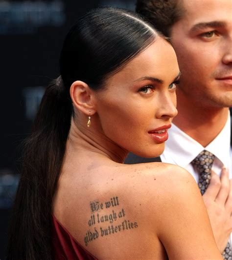 Megan Fox Ends Tattoo Addiction Megan Fox Addiction