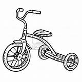 Tricycle Drawing Sketch Drawings Bike Illustration Children Vector Format Easy Getdrawings Doodle Style Visit sketch template