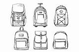 Creativemarket Backpacks Hiking Pylypchuk25 sketch template