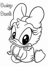 Duck Daisy Coloring Pages Baby Disney Printable Kids Drawing Print Cartoon Colouring Drawings Coloriage Color Characters Draw Sheets Chibi Cartoons sketch template