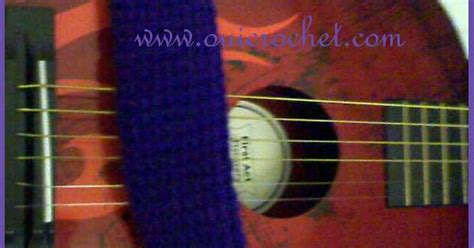 tunisian stitch guitar strap {free crochet pattern} crochet patterns