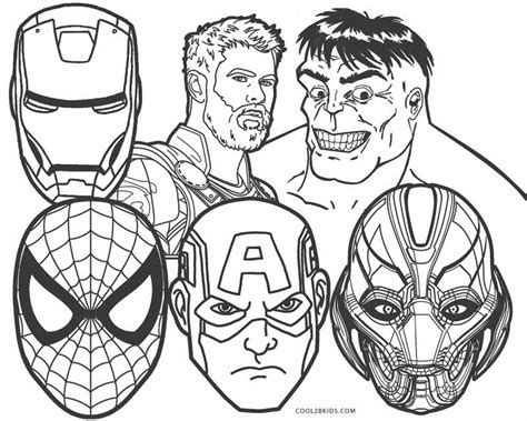 avengers coloring pages coolbkids avengers  colorear los