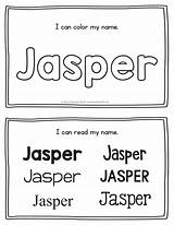 Jasper Handwriting sketch template