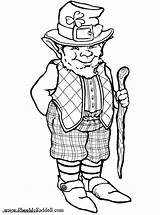 Leprechaun Coloring Pages sketch template