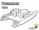 Coloring Boat Catamaran Ferry Pages Book Yacht Drawing Boats Getdrawings Ship Super Sailing sketch template