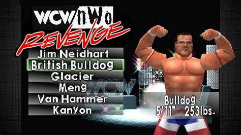 wcwnwo revenge  characters complete roster youtube