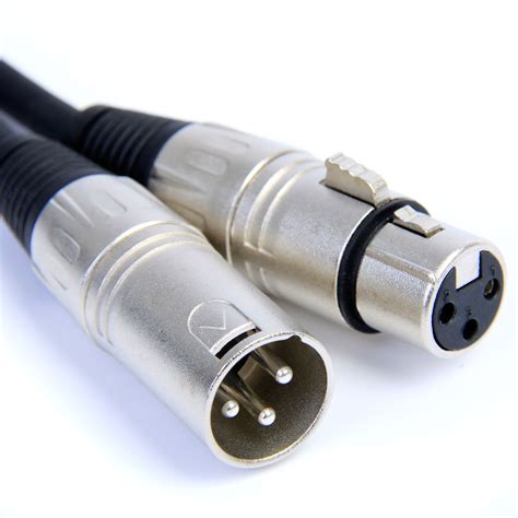 premium xlr  xlr microphone cable balanced audio lead mic extension cables ebay