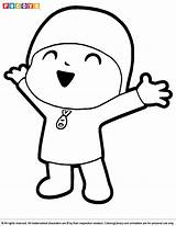 Pocoyo Coloring Happy Pages Kids So Library Clipart Book Cartoons Color Popular sketch template