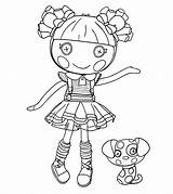 Coloring Lalaloopsy Pages Momjunction Toddler Will sketch template