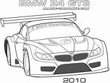 Bmw Coloring Car Pages Gt3 Z4 2010 Race Cars M4 Printable Racing Performance High Choose Board Template sketch template