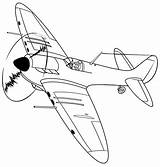 Draw Airplane Spitfire Tutsplus Supermarine sketch template
