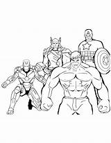 America Avengers sketch template