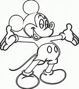 Mickey Coloring Mouse Printable Drawing Pages Draw Online Sketch Kids Drawings Boys Videos Girls Popular Library Clipart Paintingvalley sketch template
