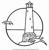 Lighthouse Coloring Pages Printable Book Color Lighthouses Bible John Template Baptist Getcolorings Print Seaside Clipartmag Description sketch template