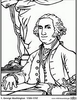 Washington George Coloring Pages Printable President Kids Presidents Printables Drawing Sheet Print Sheets Color Dc Draw Sitting Facts Worksheets Books sketch template