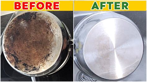 clean  bottom   pot  pan   clean  pot