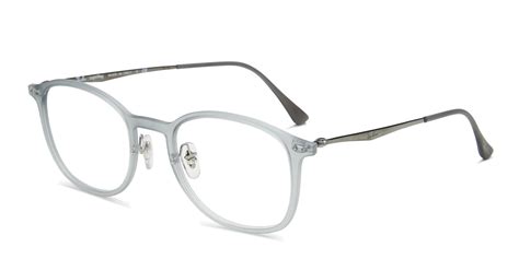 ray ban 7051 clear gray prescription eyeglasses buy glasses online