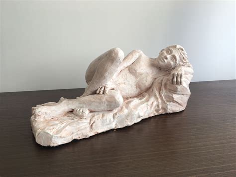 escultura modelado ceramica lion sculpture statue art handmade