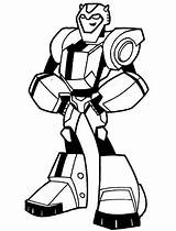 Transformers Coloring Transformer Bumblebee Printable Clipart sketch template