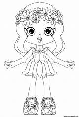 Coloring Dolls Daisy Pages Shoppies Petals Petal Printable Color Print Getcolorings Info sketch template