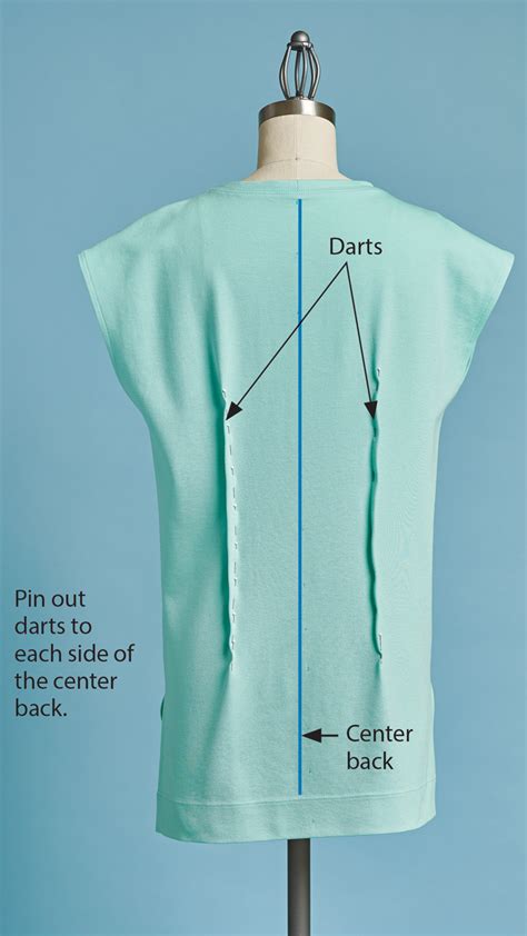 apply tucks darts  curved seams   shapely fit  finished garments threads