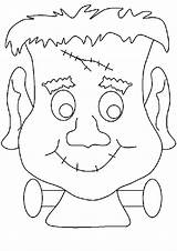 Halloween Coloring Pages Monster Kids Sheet Scary sketch template